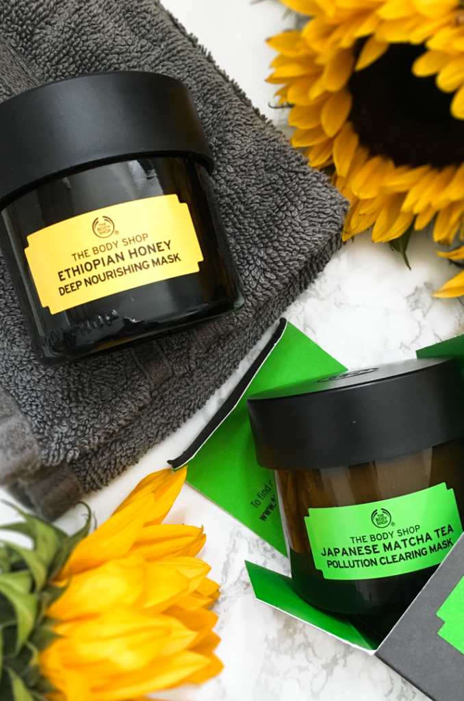 The Body Shop Honey and Matcha Face mask