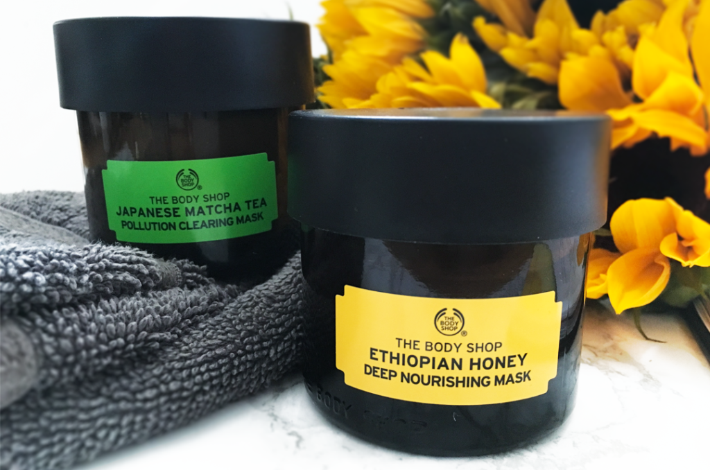 The Body Shop Honey and Matcha Face mask