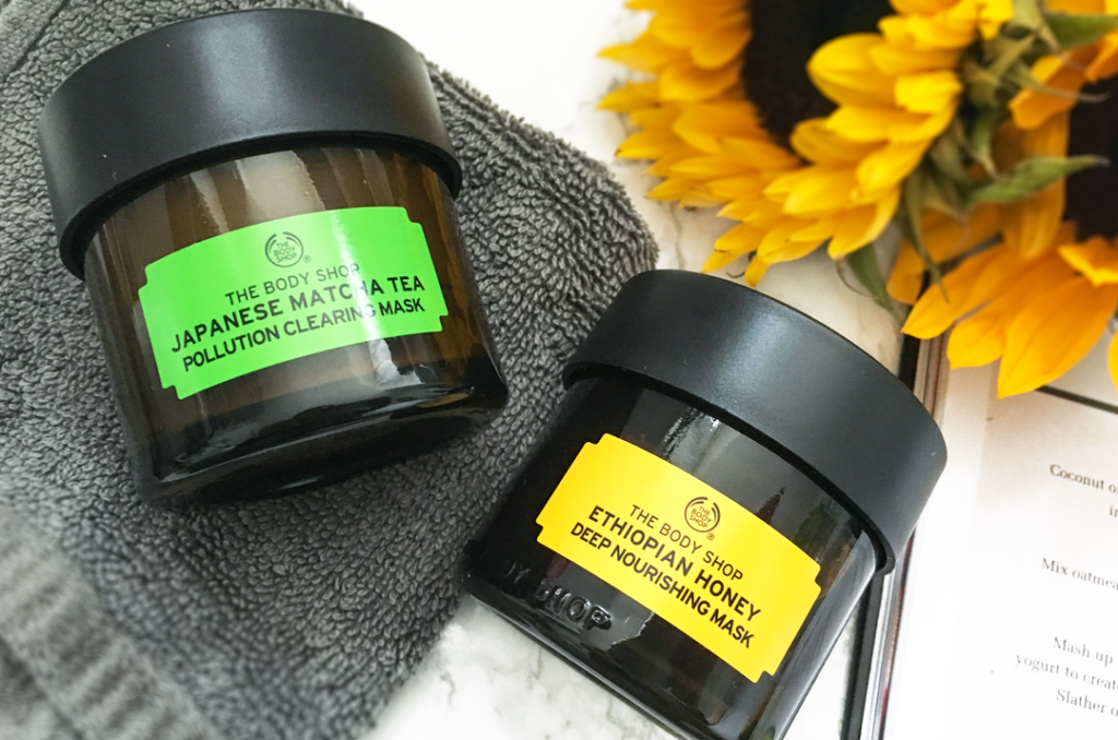 The Body Shop Honey and Matcha Face mask