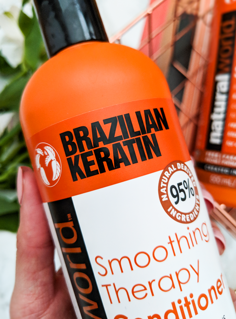 Natural World Brazilian Keratin Shampoo, Conditioner & Hair Oil