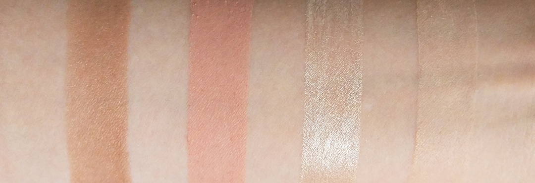 Current Makeup Favourites Swatches