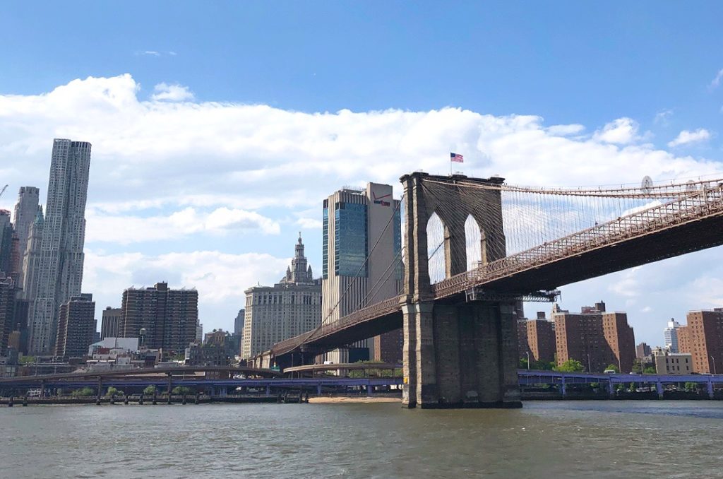 Brooklyn Bridge from the Hudson