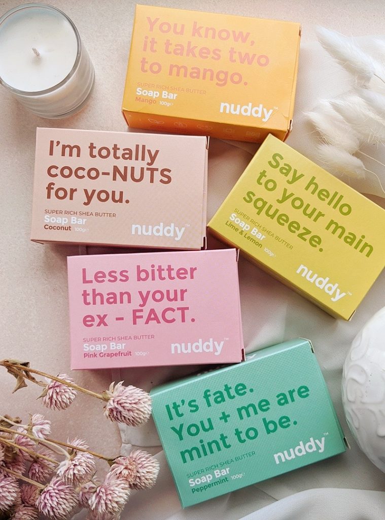Nuddy soaps pack of 5