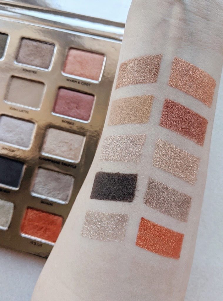 Iconic London Nice To Naughty Eyeshadow Palette Swatches 2