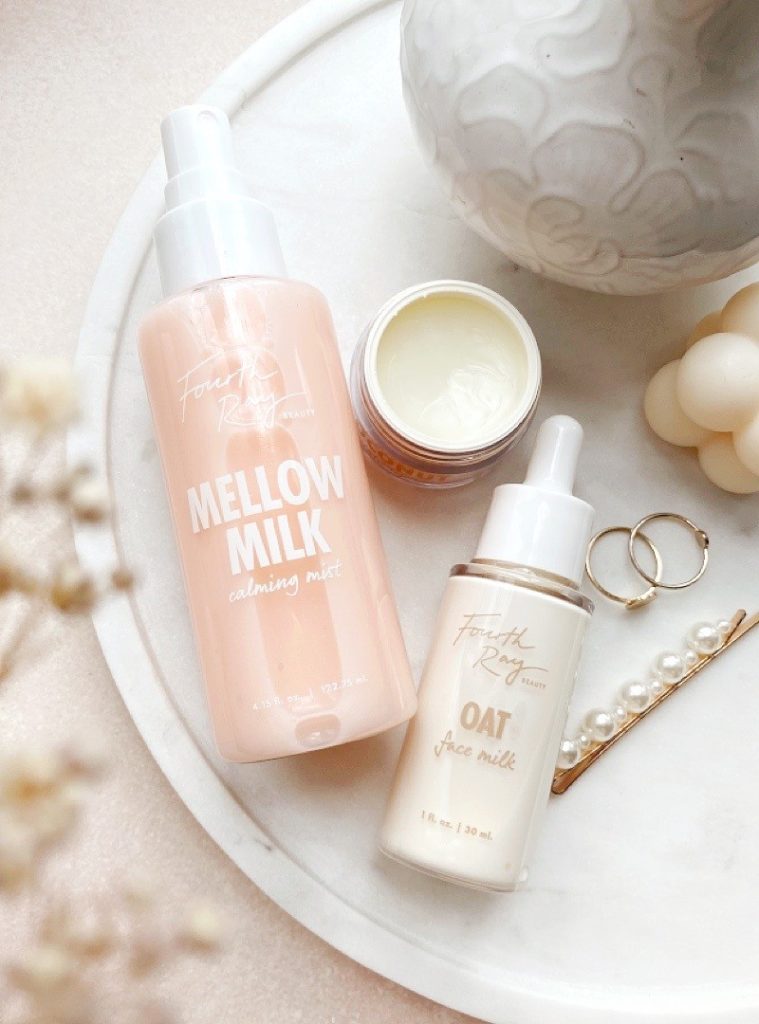 Fourth Ray Mellow Milk Coconut Lip Mask and Oat Face Milk