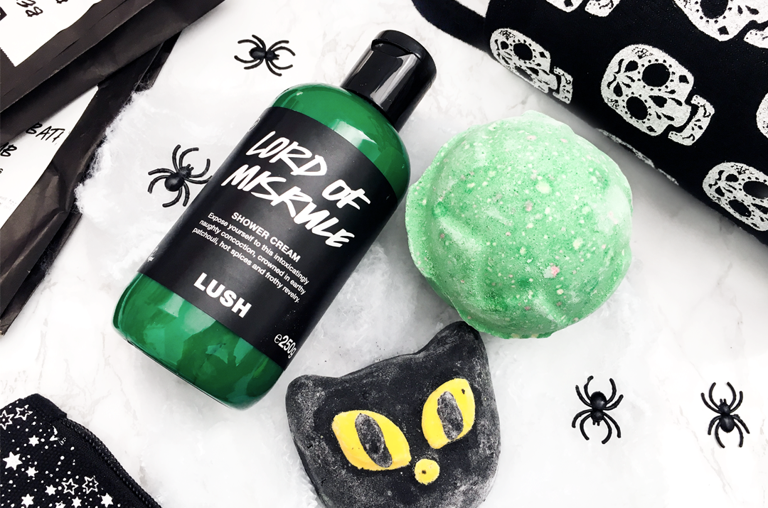 Lush Lord of Misrule Shower Cream & Bath Bomb. Bewitched Bubble Bar.
