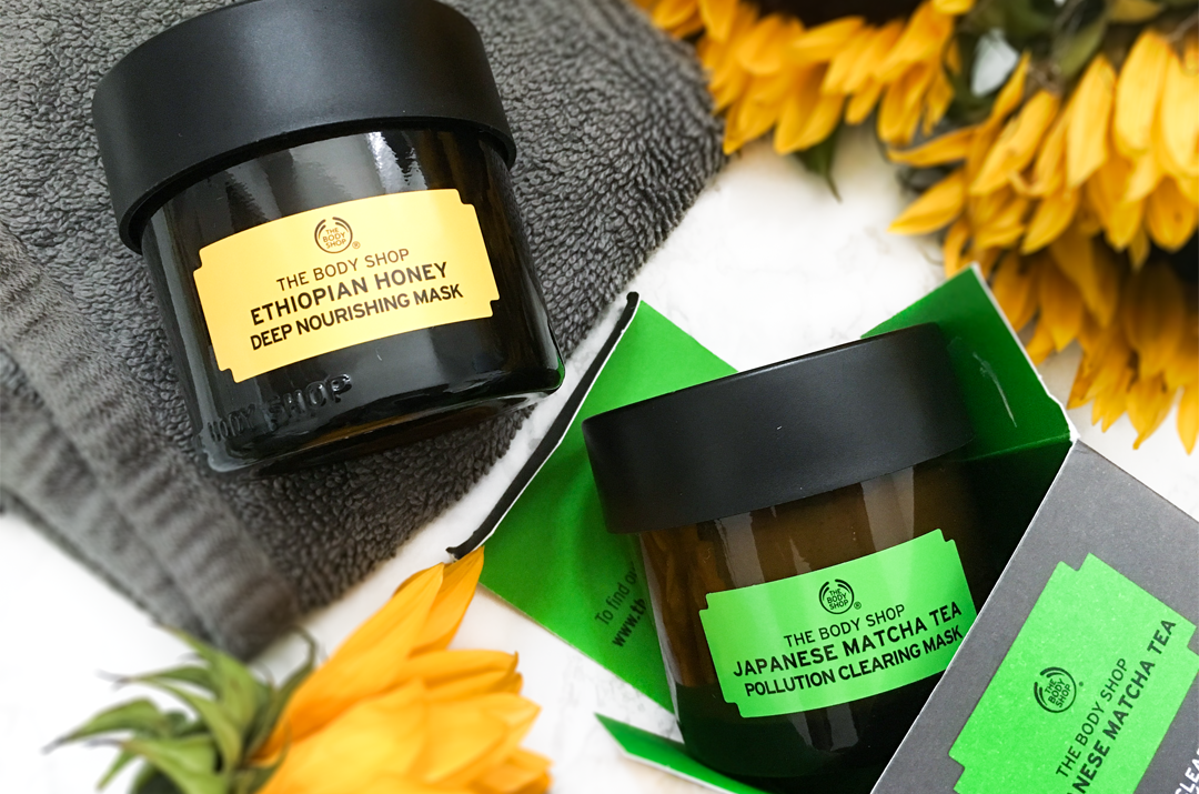 The Body Shop Honey and Matcha Face mask