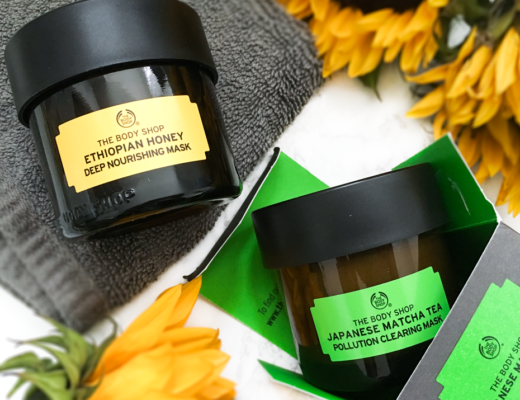 The Body Shop Honey and Matcha Face mask